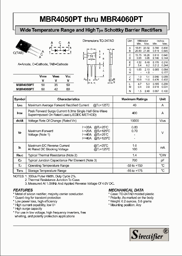 MBR4060PT_4344061.PDF Datasheet