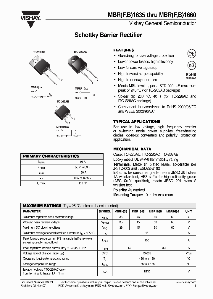 MBRB1650_4292989.PDF Datasheet