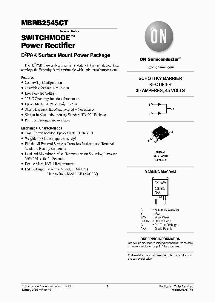MBRB2545CT_4666939.PDF Datasheet