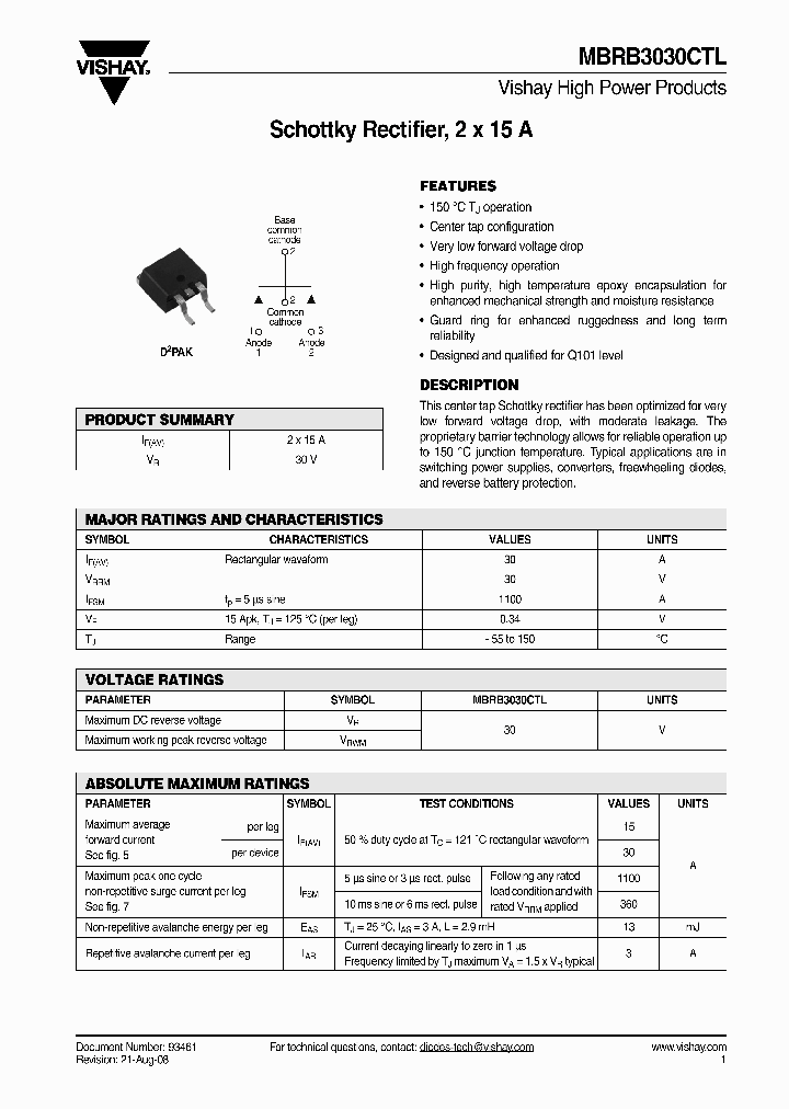 MBRB3030CTL_4264506.PDF Datasheet
