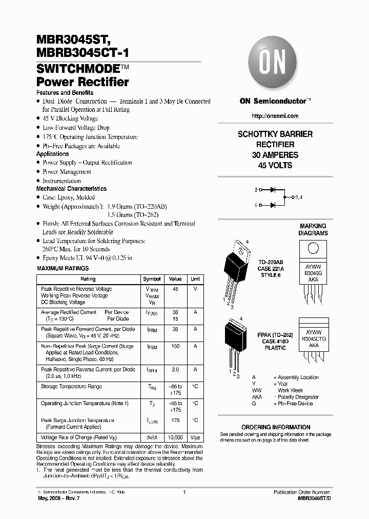 MBRB3045CT-1_4744060.PDF Datasheet