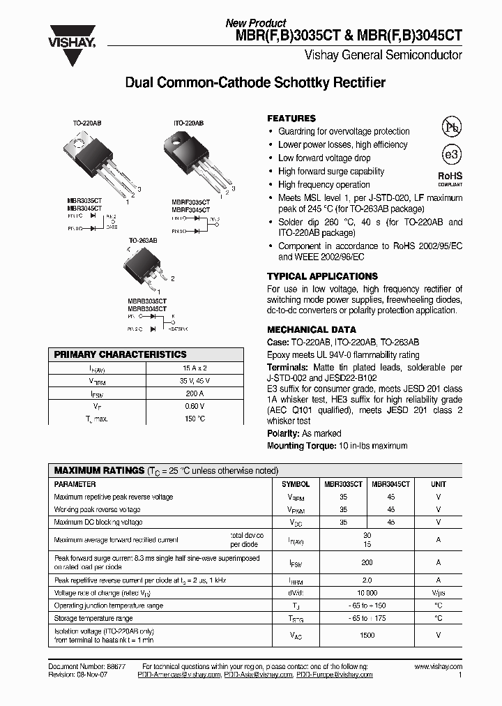MBRB3045CT-E345_4264522.PDF Datasheet