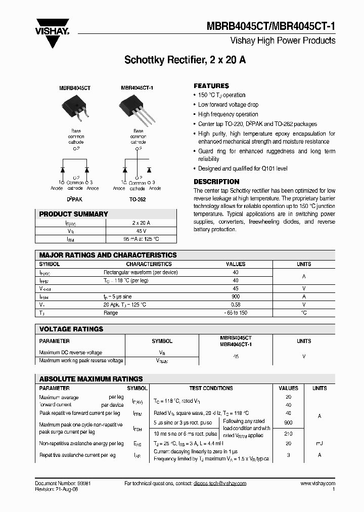 MBRB4045CT_4264198.PDF Datasheet