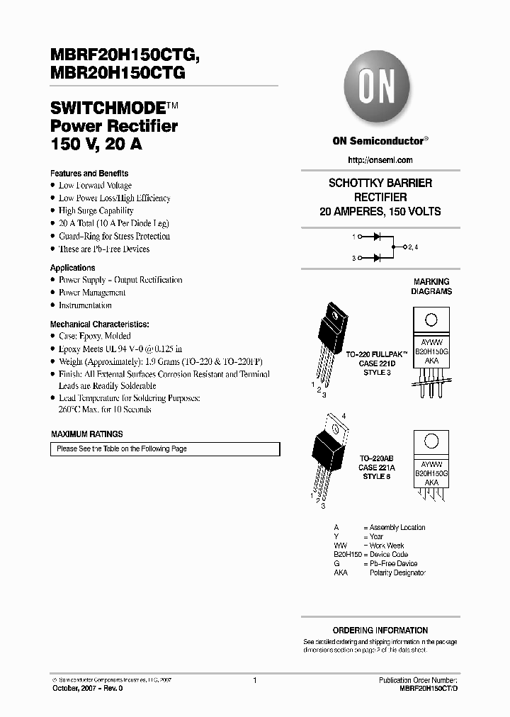 MBRF20H150CTG_4681856.PDF Datasheet