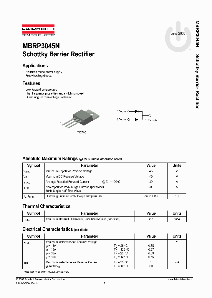 MBRP3045N_4247179.PDF Datasheet