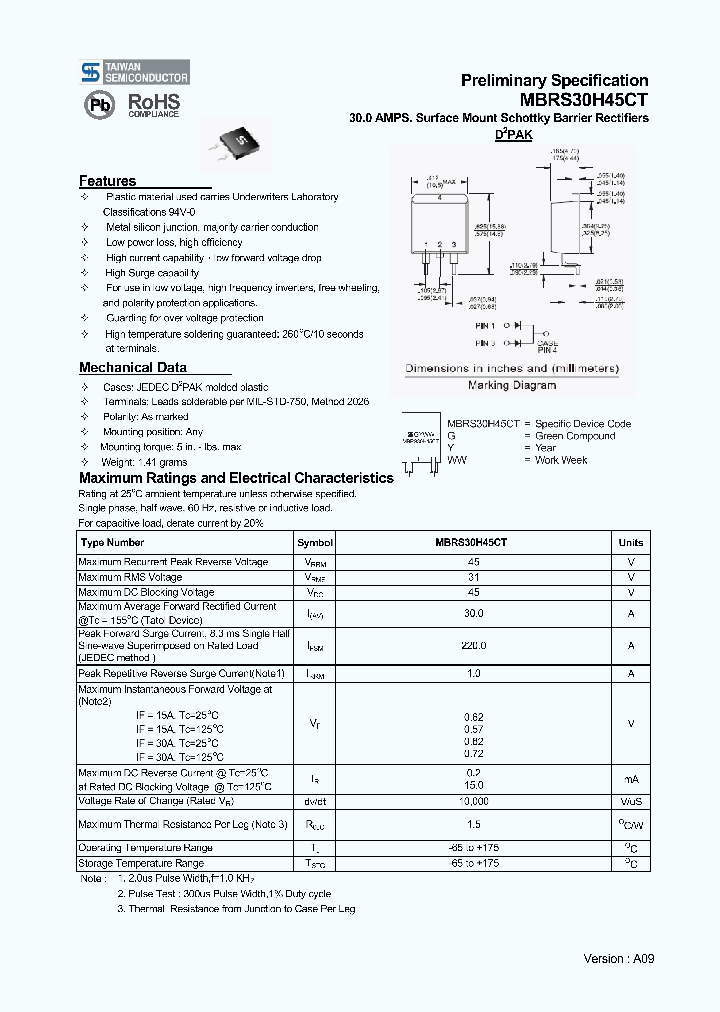 MBRS30H45CT_4592561.PDF Datasheet