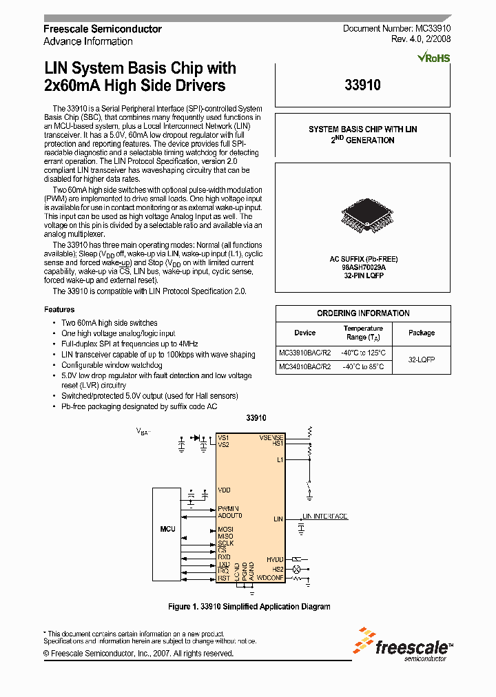 MC33910BAC_4261226.PDF Datasheet