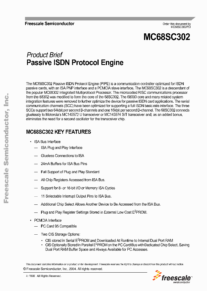 MC68SC302_4795056.PDF Datasheet