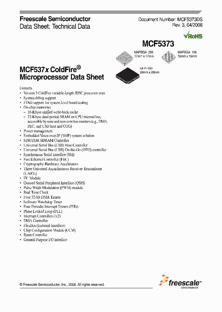 MCF53721_4815271.PDF Datasheet