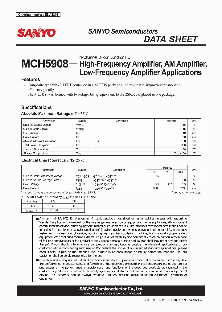 MCH5908_4853745.PDF Datasheet