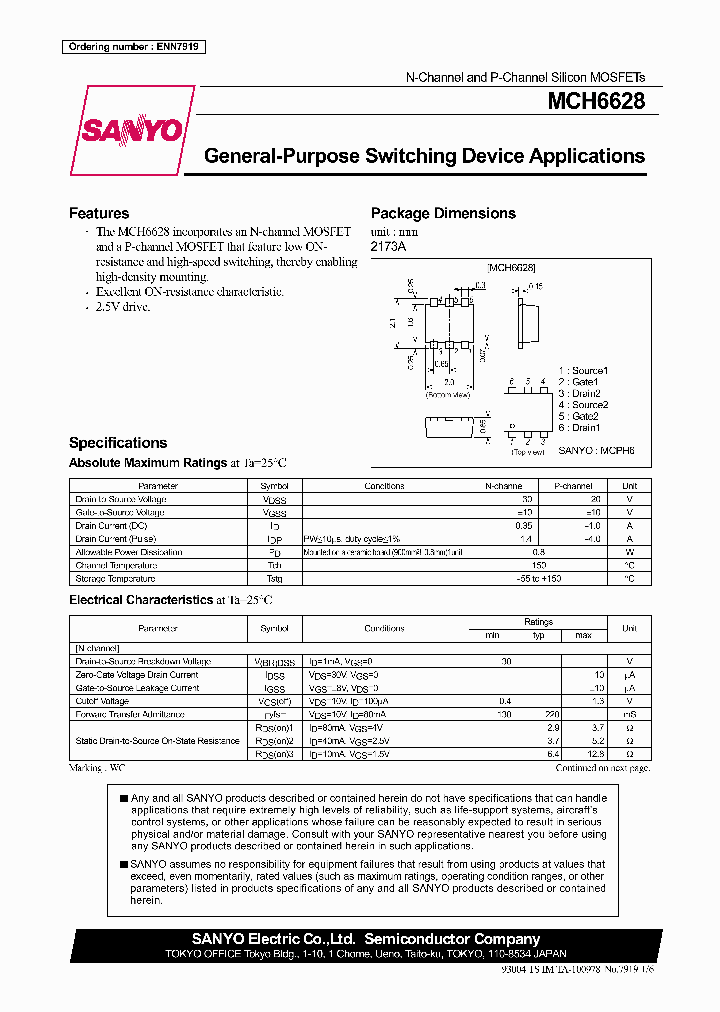 MCH6628_4414845.PDF Datasheet