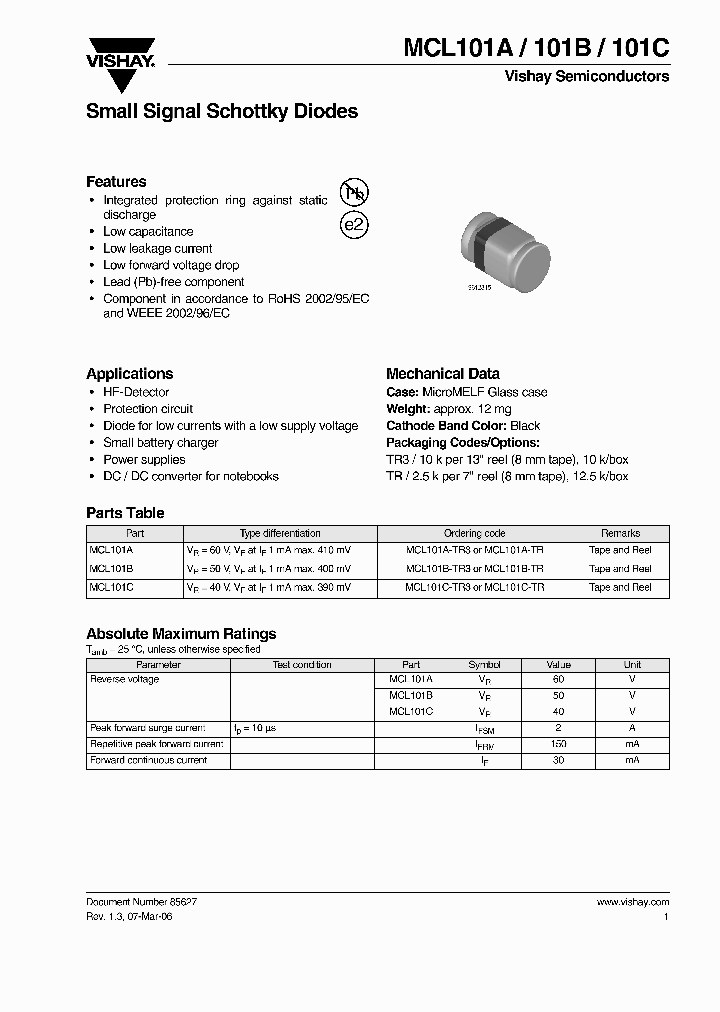 MCL101C-TR_4296834.PDF Datasheet