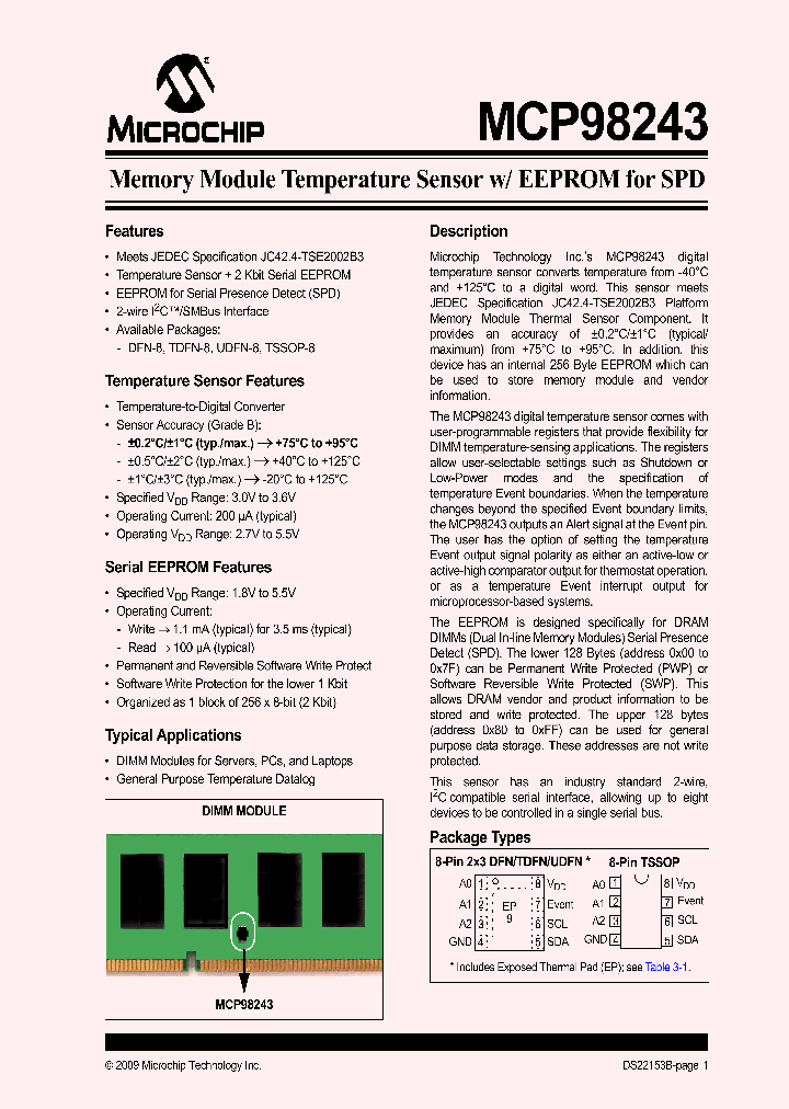 MCP98243T-BEMC_4500640.PDF Datasheet