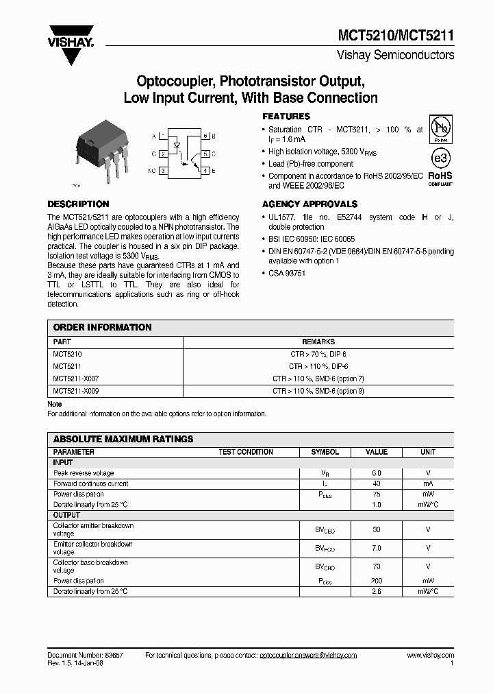 MCT5211-X007_4256850.PDF Datasheet