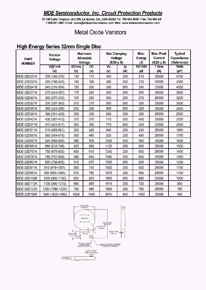 MDE-32D241K_4903417.PDF Datasheet
