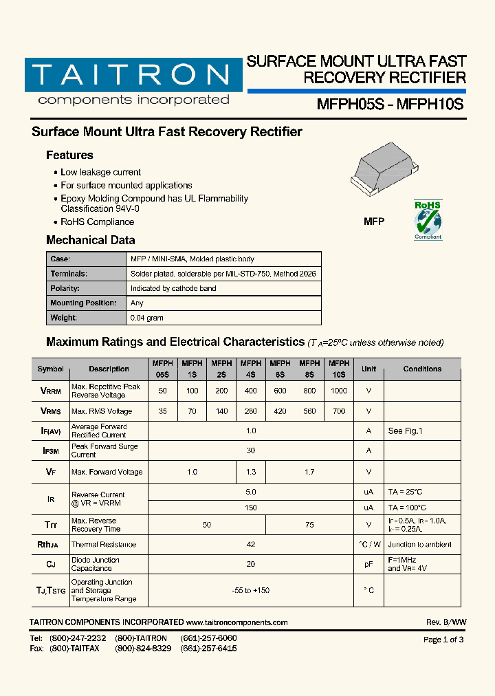 MFPH8S_4215475.PDF Datasheet