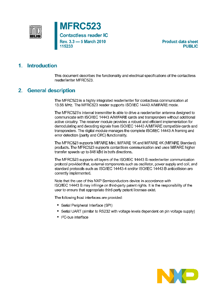 MFRC52301HN1TRAYB_4564241.PDF Datasheet