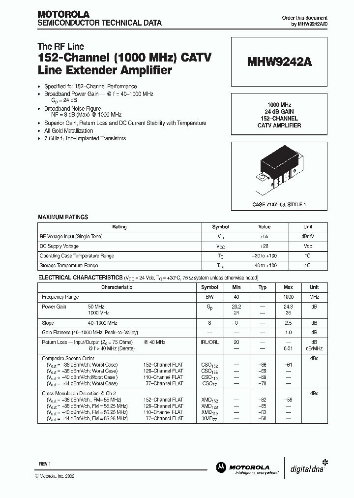 MHW9242A_4232219.PDF Datasheet