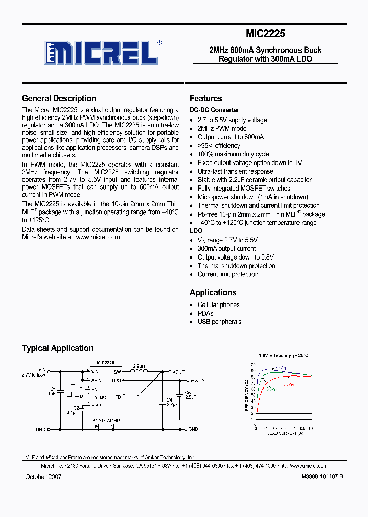 MIC2225-4MYMT_4165503.PDF Datasheet