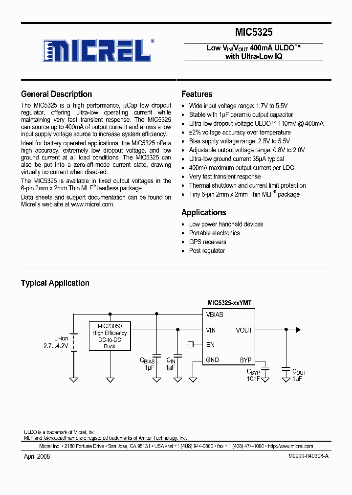 MIC5325-12YMT_4170908.PDF Datasheet