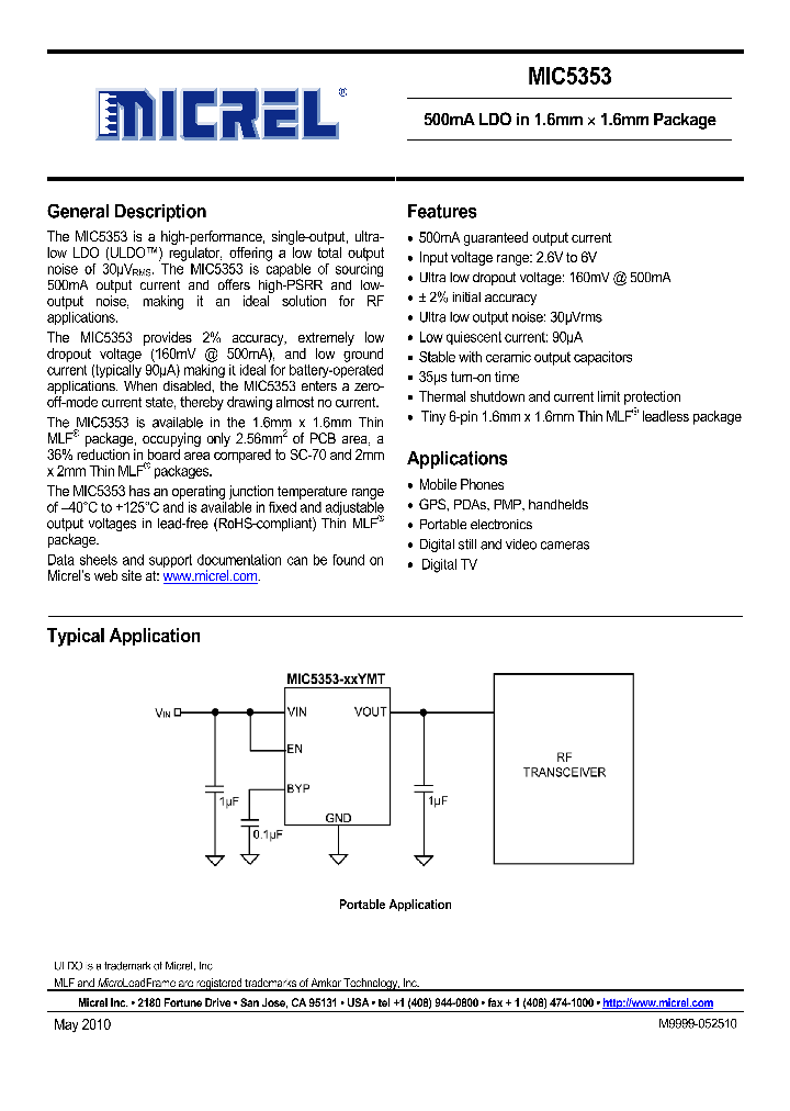 MIC5353-18YMT_4729882.PDF Datasheet