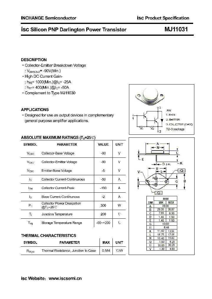 MJ11031_4299877.PDF Datasheet