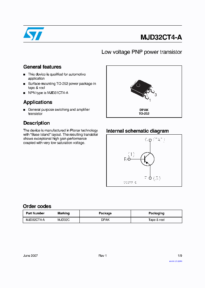 MJD32CT4-A_4193800.PDF Datasheet