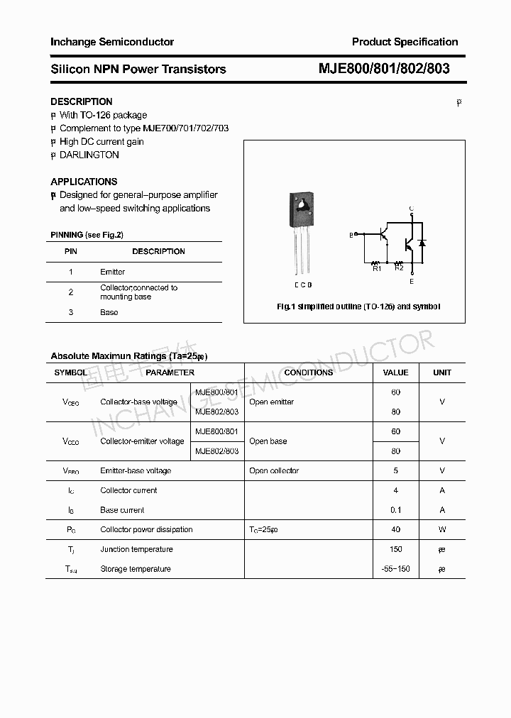 MJE800_4299808.PDF Datasheet