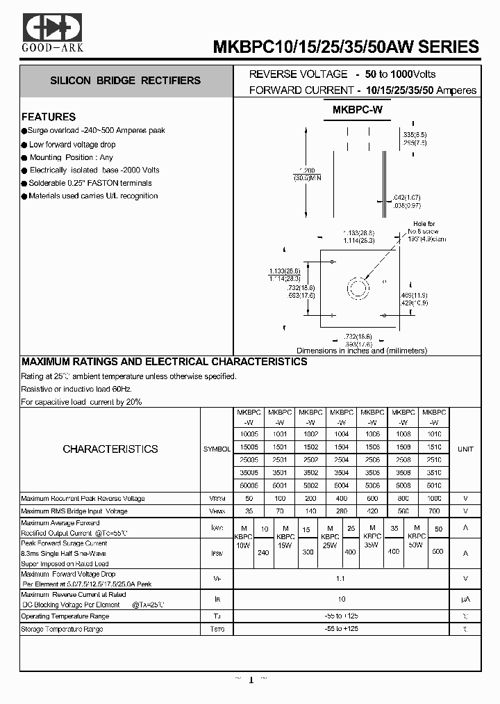 MKBPC-W10005_4535270.PDF Datasheet