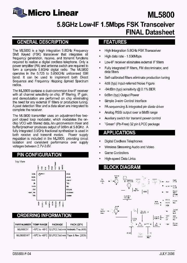 ML5800_4392387.PDF Datasheet