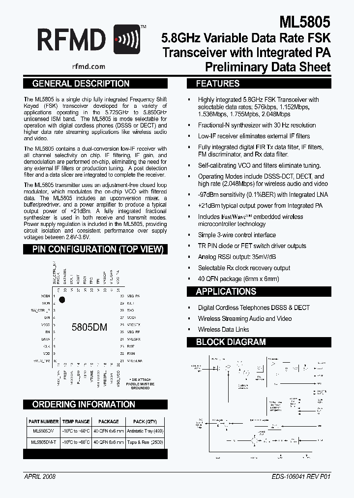 ML5805_4392389.PDF Datasheet