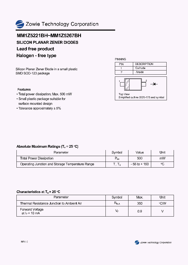 MM1Z5231BH_4708836.PDF Datasheet
