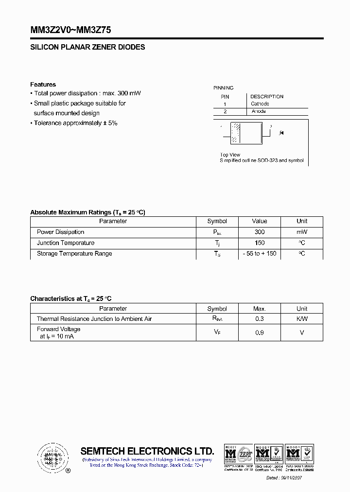 MM3Z12_4540543.PDF Datasheet