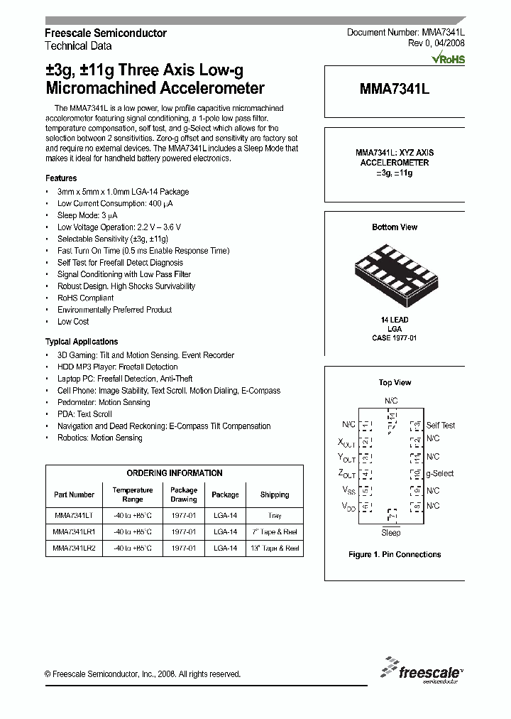 MMA7341L_4232305.PDF Datasheet