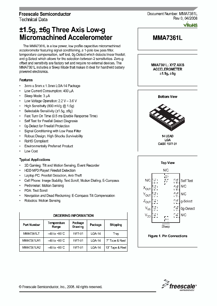 MMA7361L_4254485.PDF Datasheet