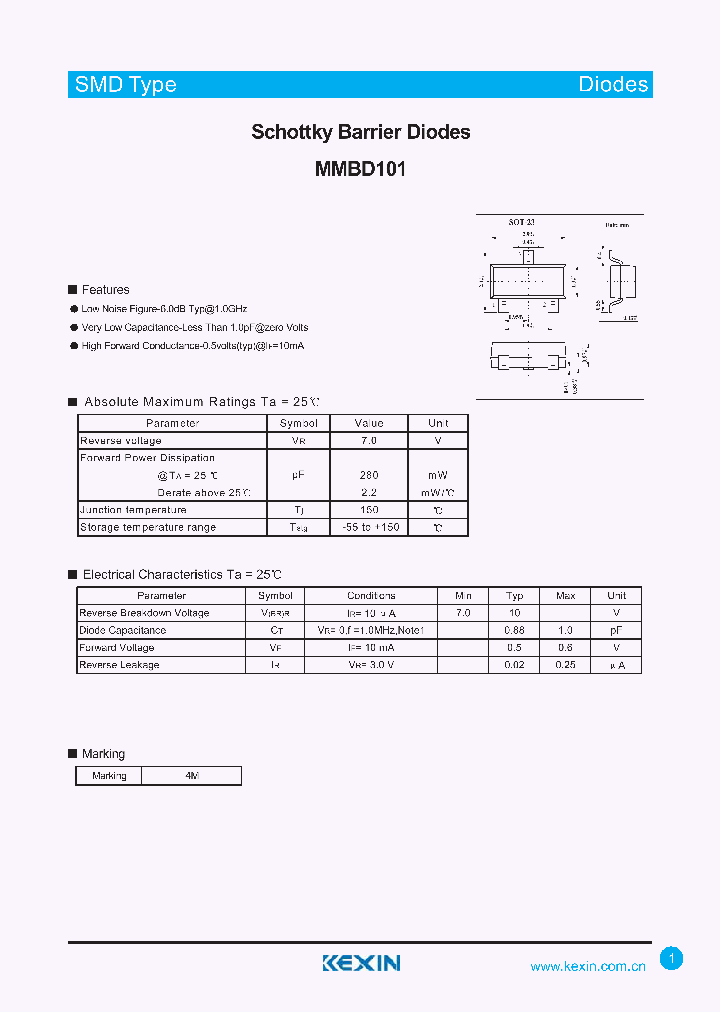 MMBD101_4657226.PDF Datasheet