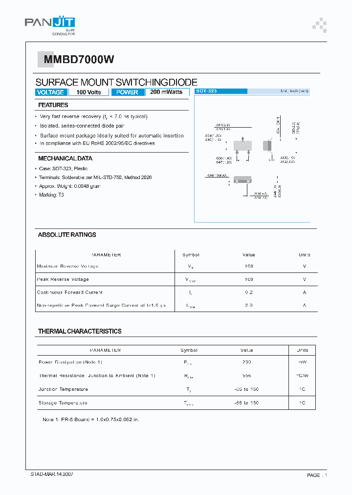 MMBD7000W_4203372.PDF Datasheet