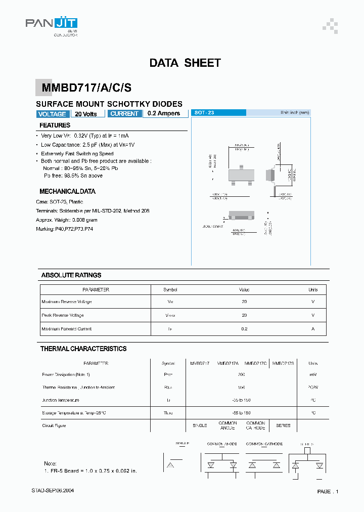 MMBD717_4200756.PDF Datasheet