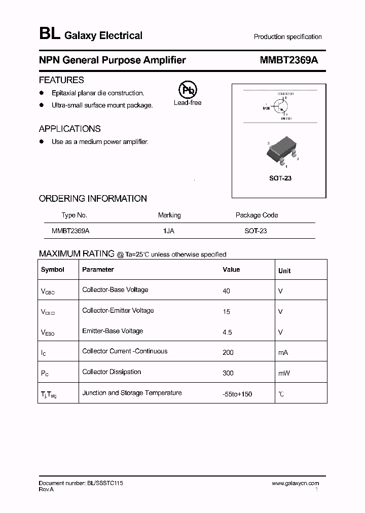 MMBT2369A_4199067.PDF Datasheet
