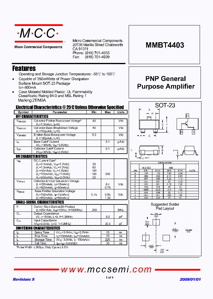 MMBT440308_4787673.PDF Datasheet