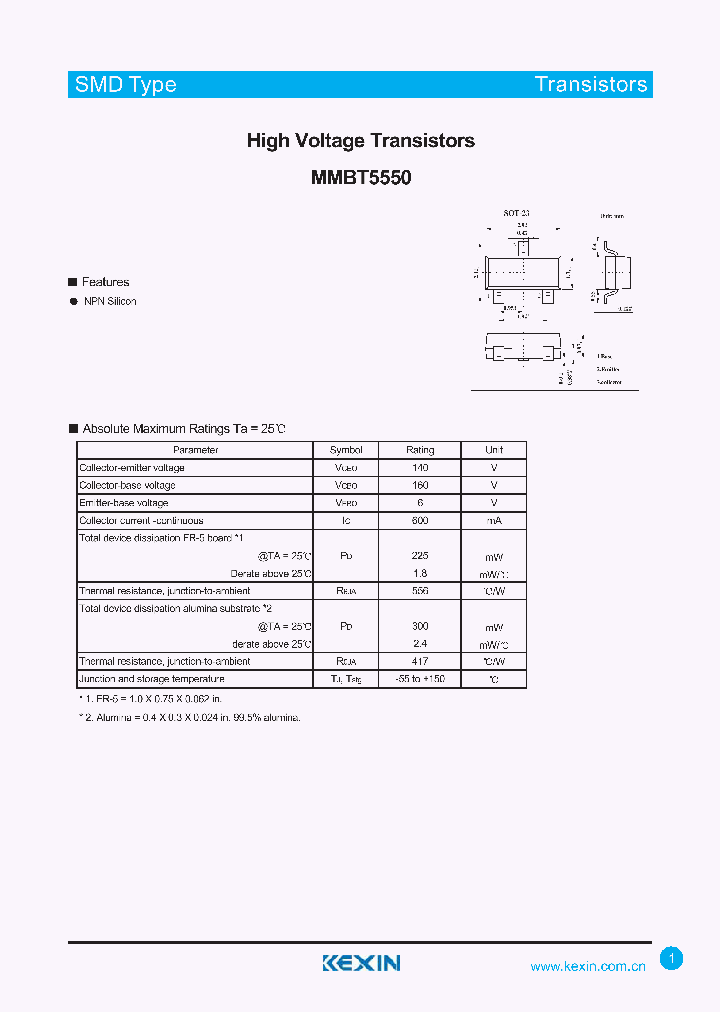 MMBT5550_4283244.PDF Datasheet