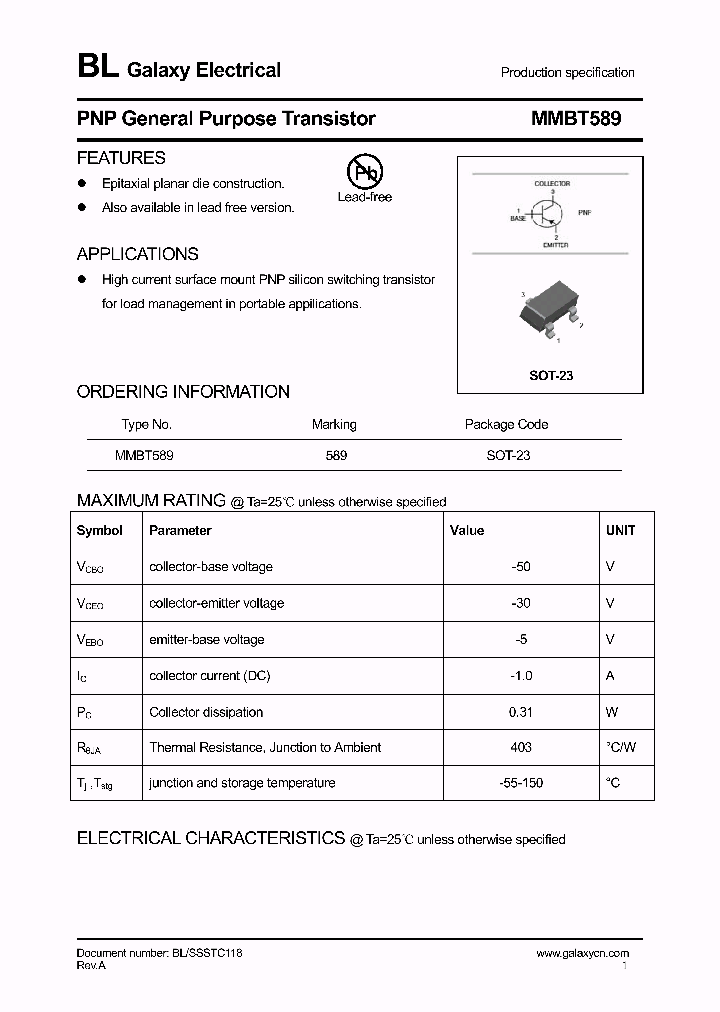 MMBT589_4213597.PDF Datasheet
