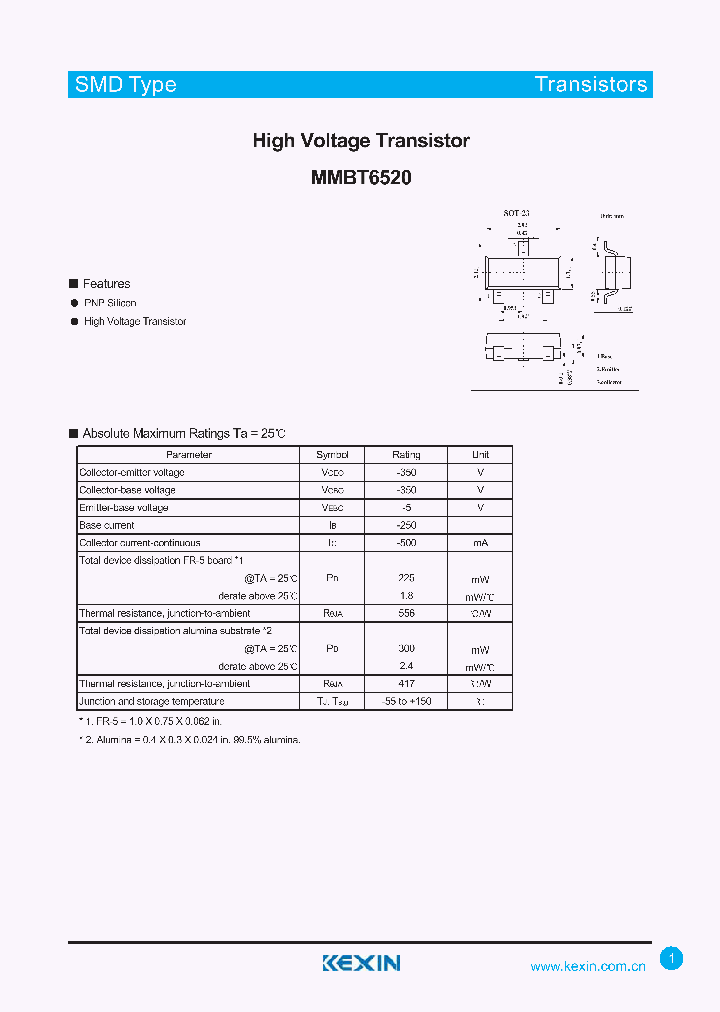 MMBT6520_4339244.PDF Datasheet