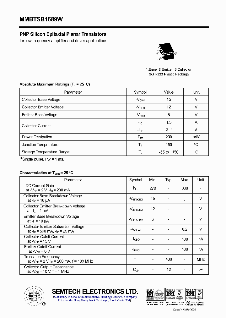 MMBTSB1689W_4522837.PDF Datasheet