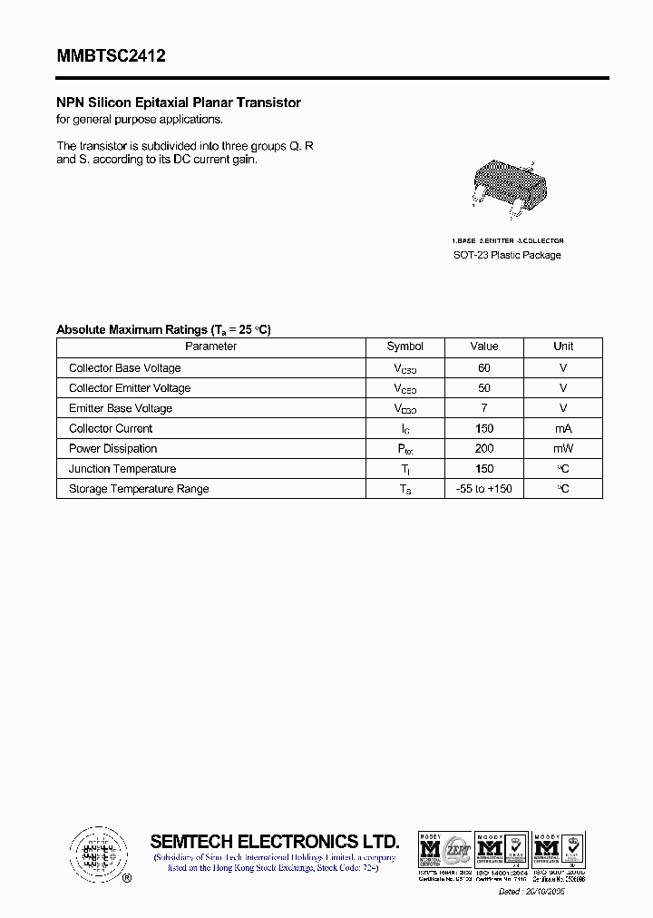 MMBTSC2412_4609634.PDF Datasheet