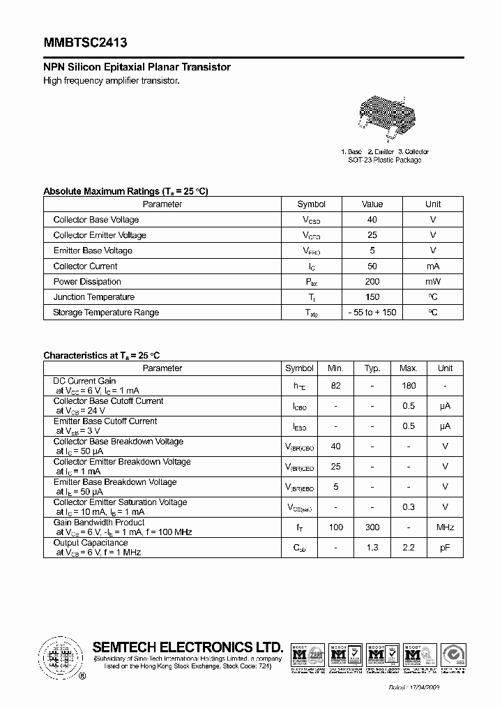 MMBTSC2413_4609635.PDF Datasheet