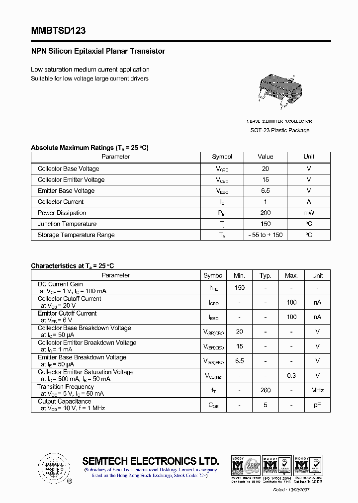 MMBTSD123_4520196.PDF Datasheet