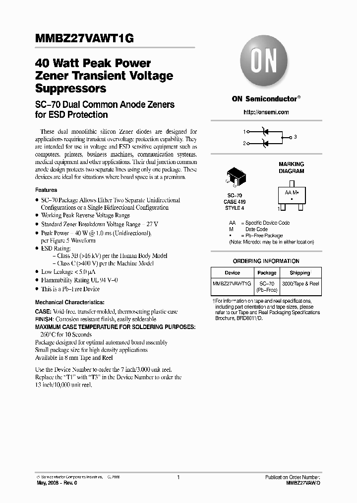 MMBZ27VAWT1G_4548387.PDF Datasheet