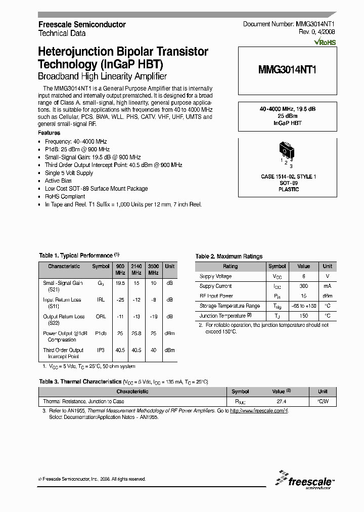 MMG3014NT1_4203512.PDF Datasheet