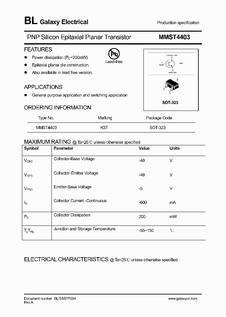 MMST4403_4183188.PDF Datasheet